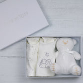 TEDDIE Baby Star 2 Bibs & Toy Set